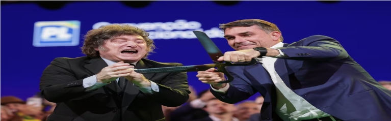 Milei reunió al Gabinete tras el triunfo de Flávio Bolsonaro en la primera vuelta de Brasil y define la agenda legislativa